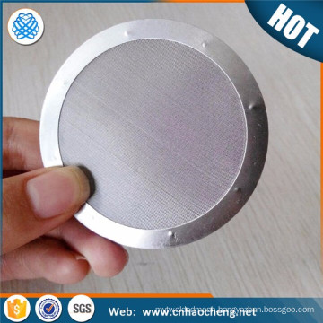 Food grade stainless steel wire woven coffee gauze filter fabric